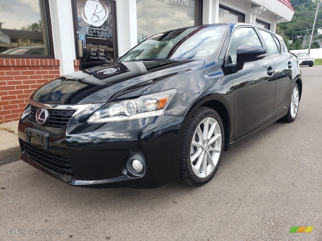 2013 CT 200h Hybrid - Obsidian Black / Caramel photo #2