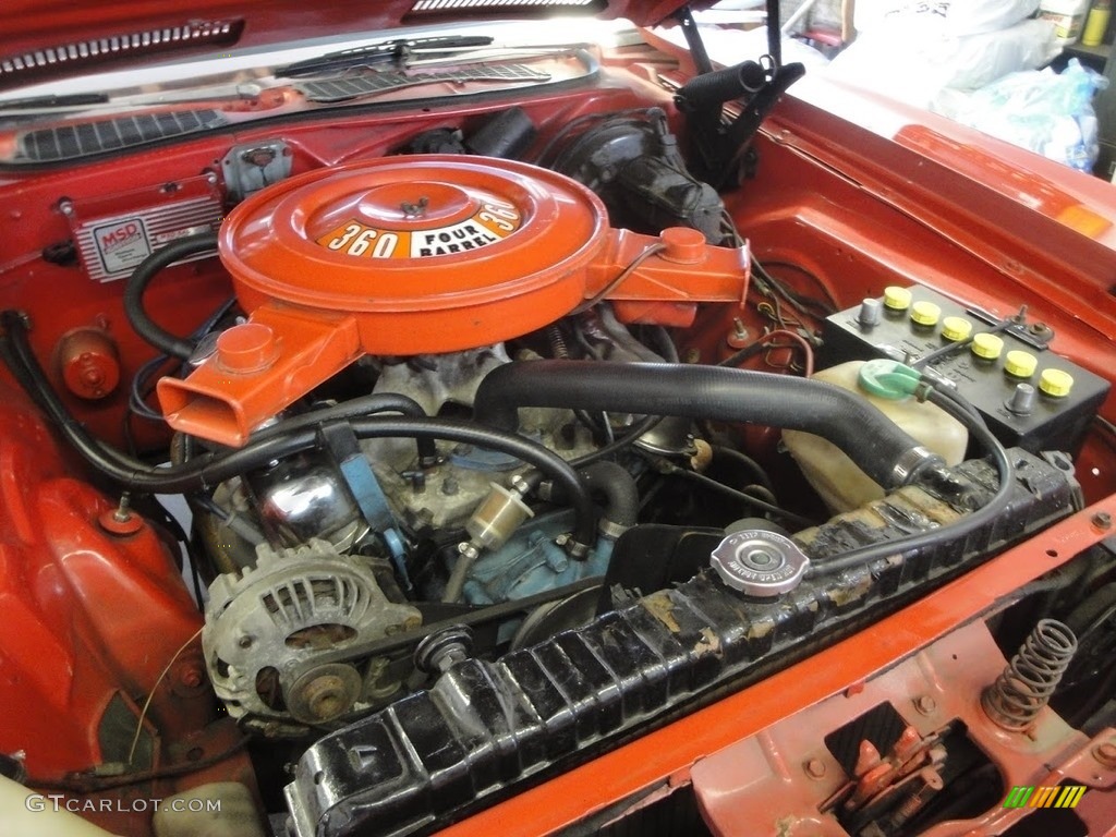 1974 Plymouth 'Cuda Standard 'Cuda Model Engine Photos
