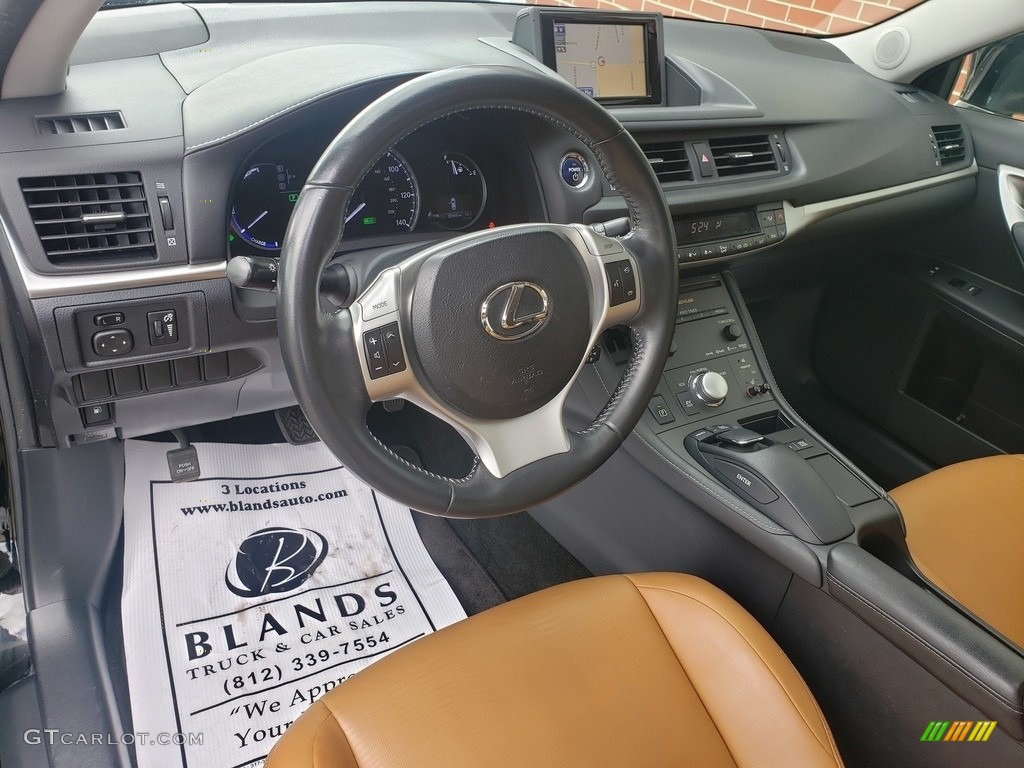 2013 CT 200h Hybrid - Obsidian Black / Caramel photo #9