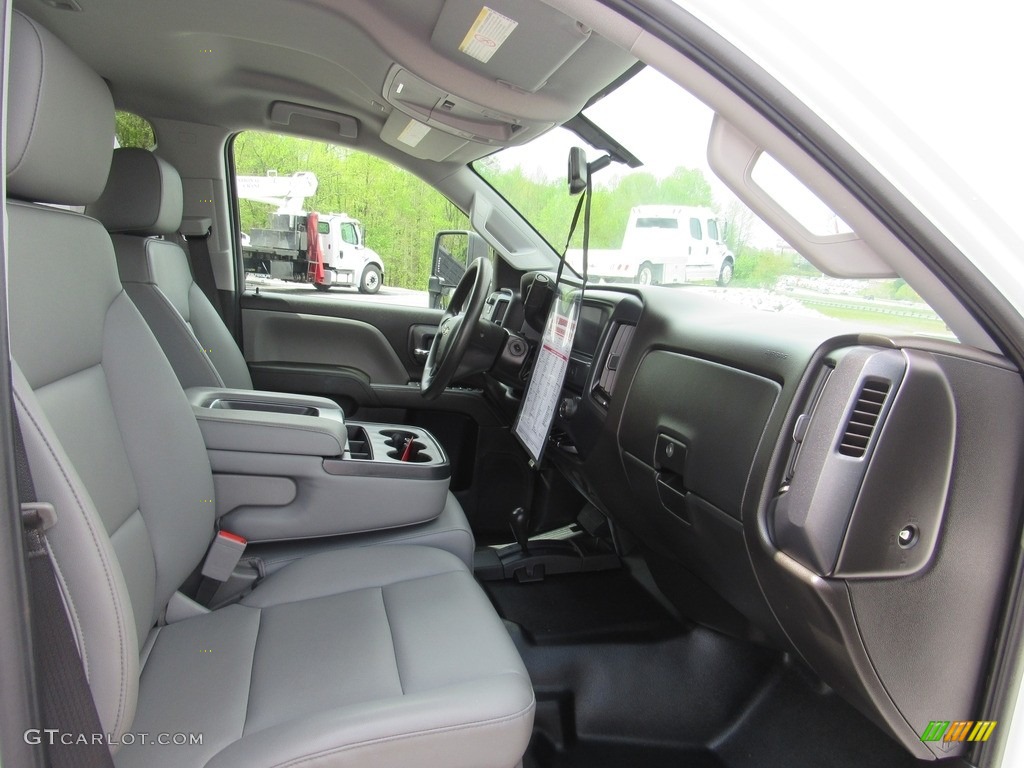 Dark Ash/Jet Black Interior 2018 Chevrolet Silverado 3500HD Work Truck Double Cab 4x4 Photo #138572475