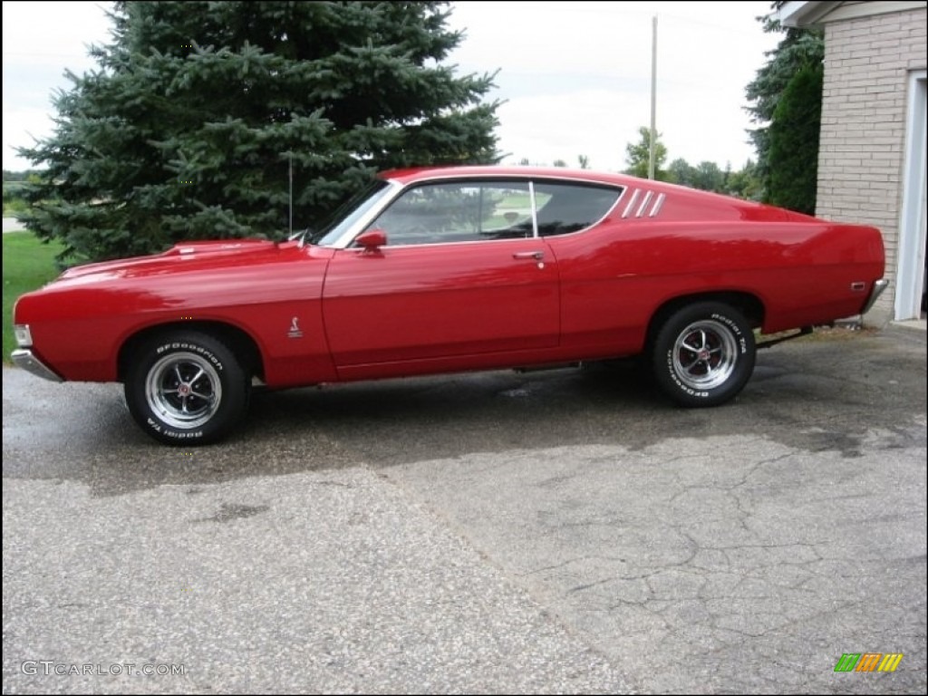 Candyapple Red 1969 Ford Cobra SportsRoof Exterior Photo #138572490