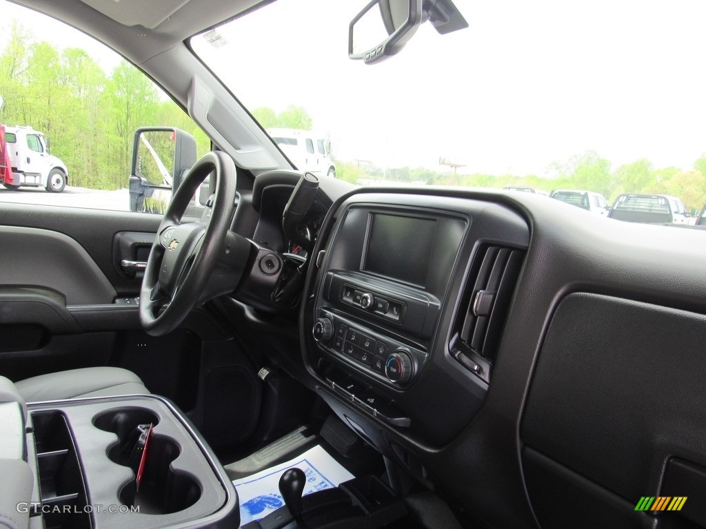 2018 Chevrolet Silverado 3500HD Work Truck Double Cab 4x4 Dark Ash/Jet Black Dashboard Photo #138572523