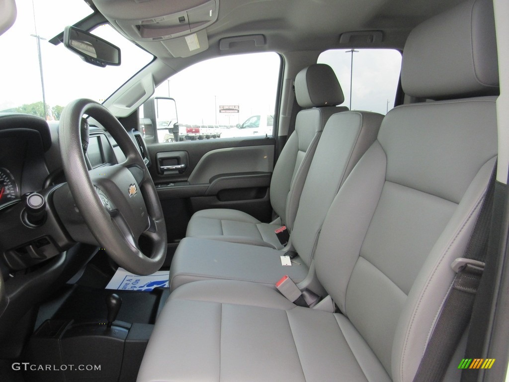 2018 Chevrolet Silverado 3500HD Work Truck Double Cab 4x4 Front Seat Photo #138572574