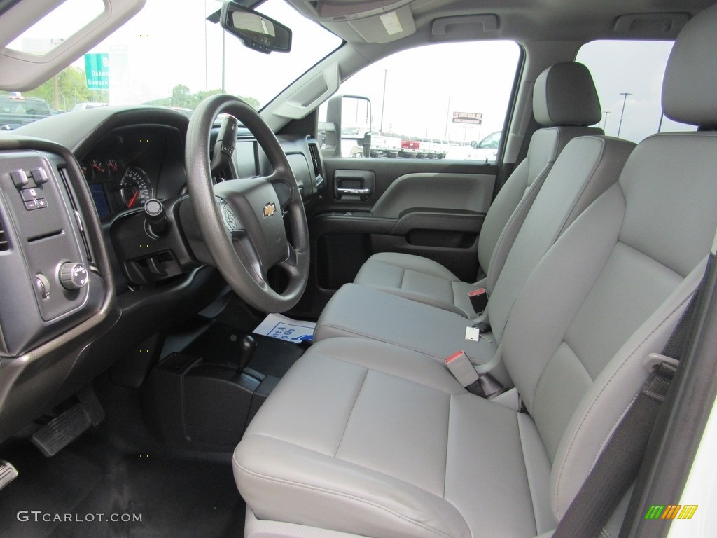 Dark Ash/Jet Black Interior 2018 Chevrolet Silverado 3500HD Work Truck Double Cab 4x4 Photo #138572595