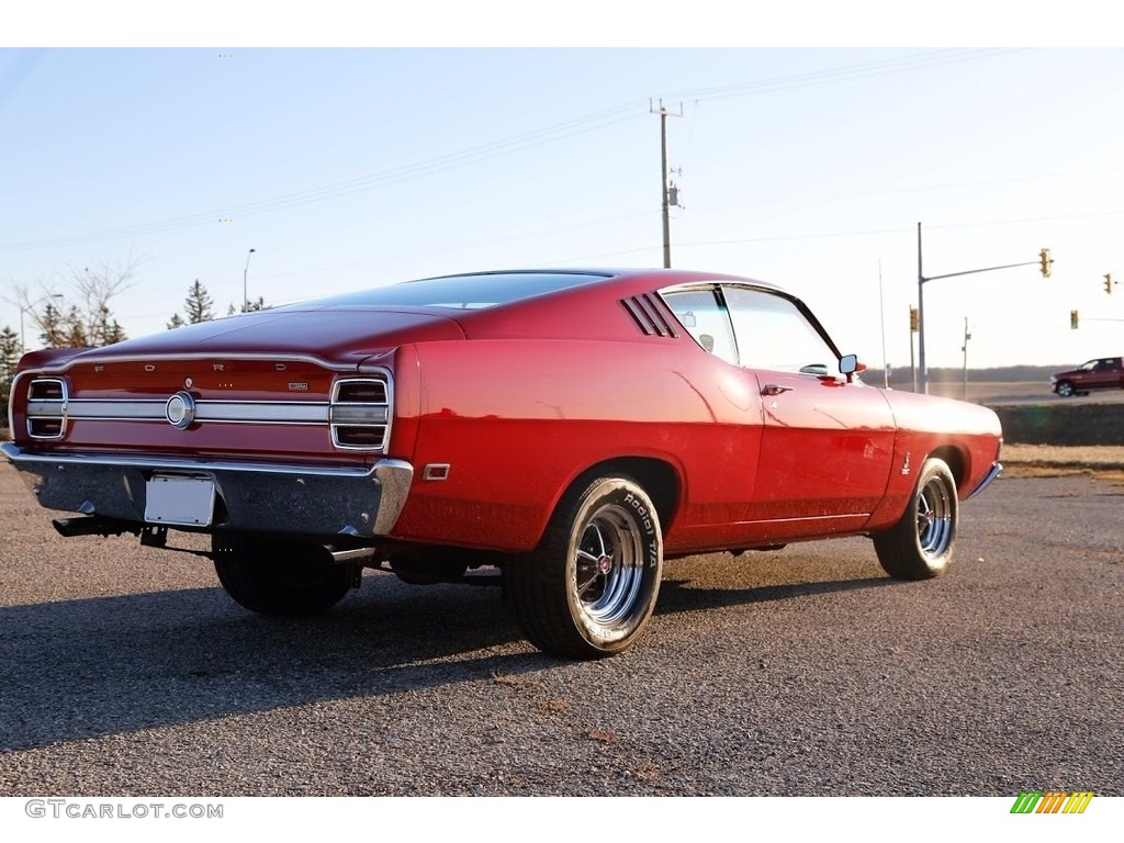 Candyapple Red 1969 Ford Cobra SportsRoof Exterior Photo #138572805
