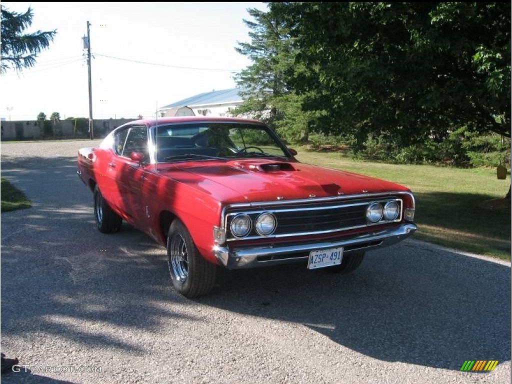 Candyapple Red 1969 Ford Cobra SportsRoof Exterior Photo #138572907