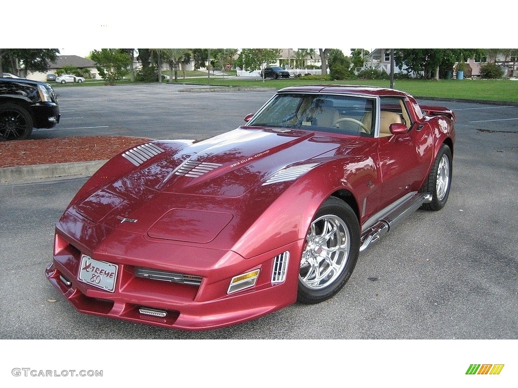 Custom Rasberry Ice Metallic 1980 Chevrolet Corvette Coupe Exterior Photo #138573042