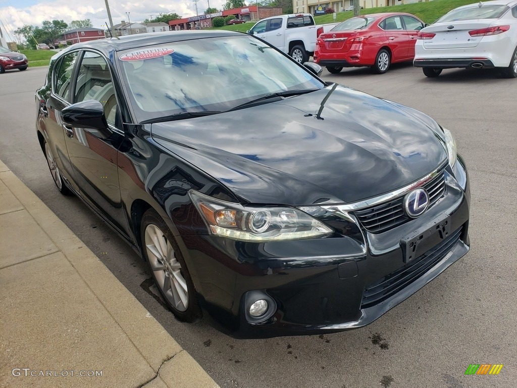 2013 CT 200h Hybrid - Obsidian Black / Caramel photo #47