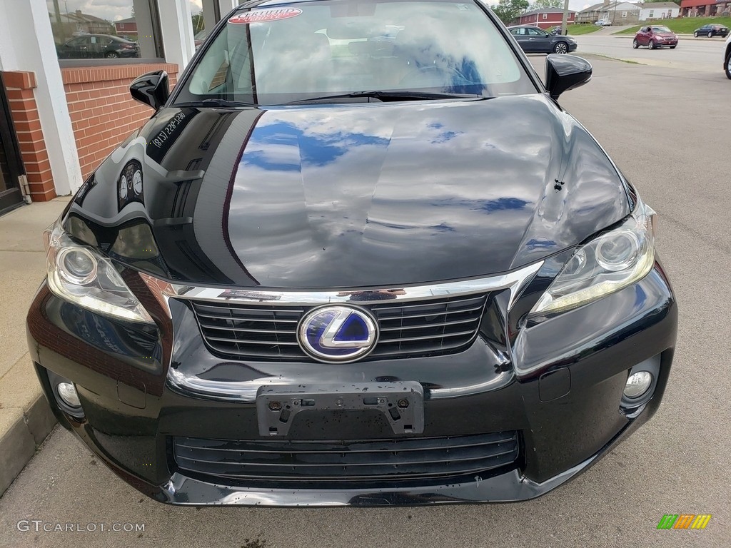 2013 CT 200h Hybrid - Obsidian Black / Caramel photo #48