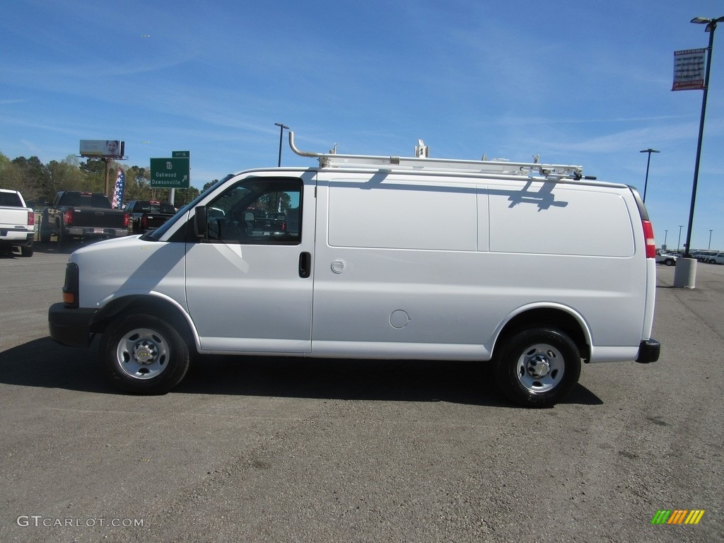 Summit White 2014 Chevrolet Express 3500 Cargo WT Exterior Photo #138573420