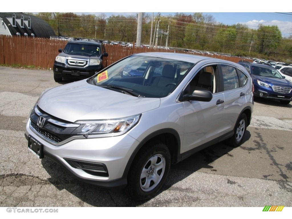 2016 CR-V LX AWD - Alabaster Silver Metallic / Black photo #1