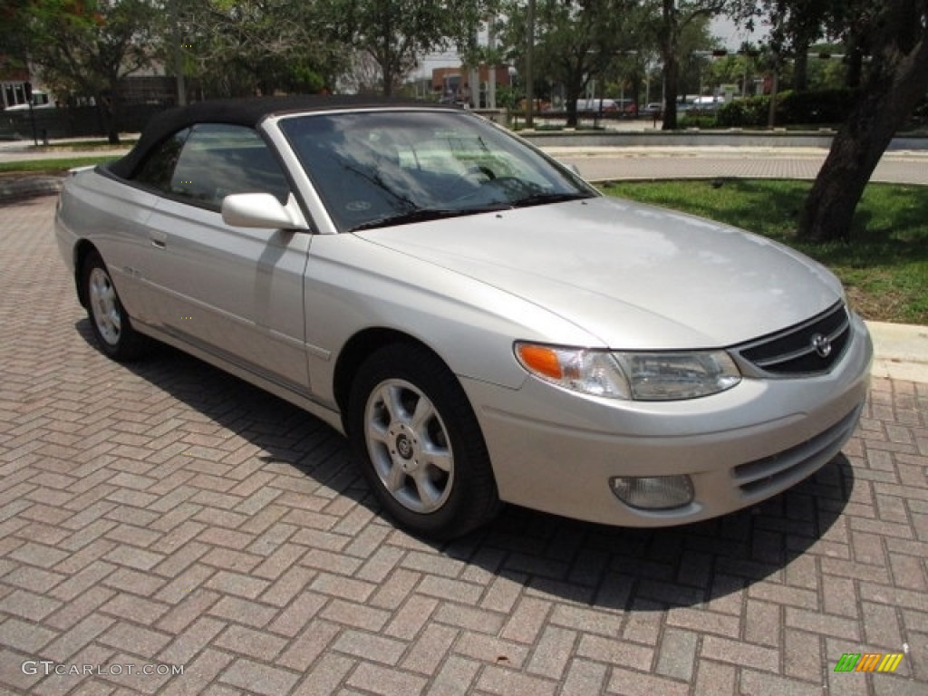 2001 Solara SLE V6 Convertible - Silverstream Opalescent / Charcoal photo #50