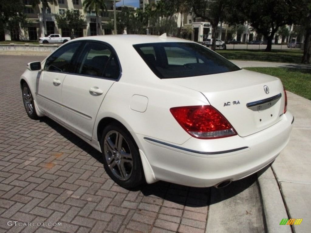 2007 RL 3.5 AWD Sedan - Premium White Pearl / Ebony photo #5