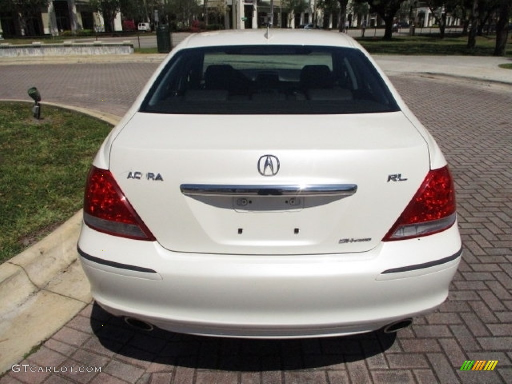 2007 RL 3.5 AWD Sedan - Premium White Pearl / Ebony photo #7