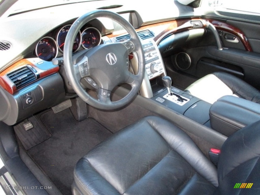 2007 RL 3.5 AWD Sedan - Premium White Pearl / Ebony photo #12