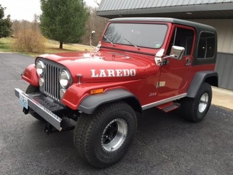 1986 Jeep CJ7 Laredo 4x4 Data, Info and Specs