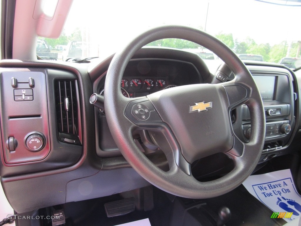 2018 Silverado 3500HD Work Truck Crew Cab 4x4 Chassis - Summit White / Dark Ash/Jet Black photo #17