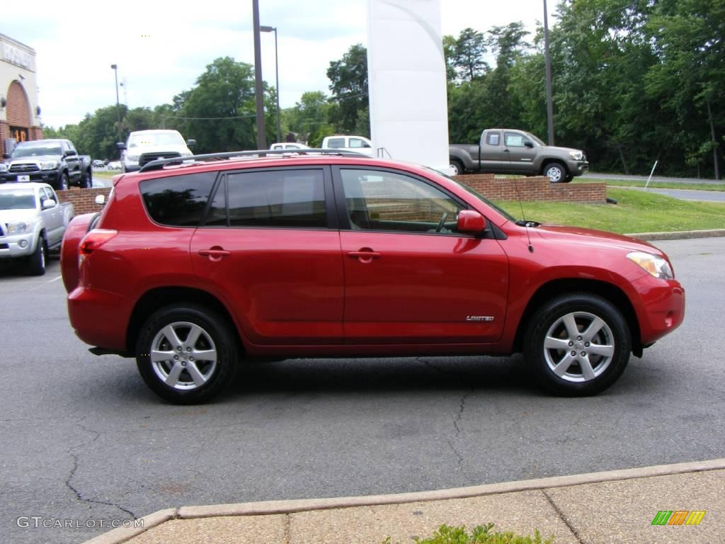 2008 RAV4 Limited 4WD - Barcelona Red Pearl / Ash photo #15