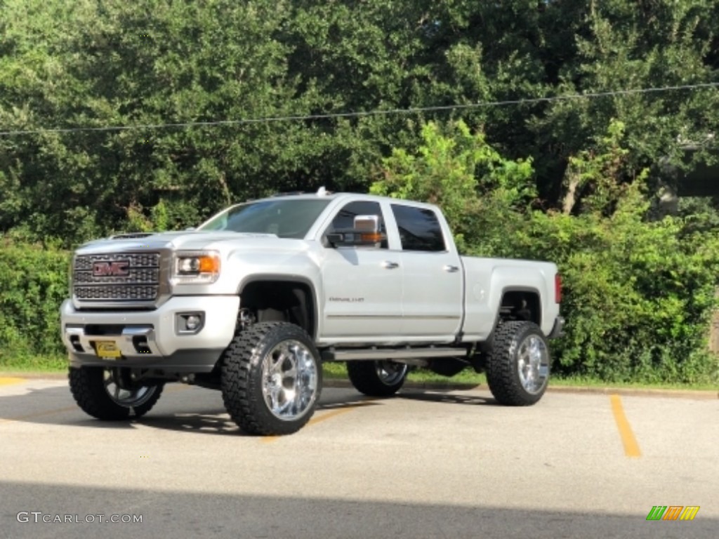 2018 Sierra 3500HD Denali Crew Cab 4x4 - Quicksilver Metallic / Jet Black photo #1