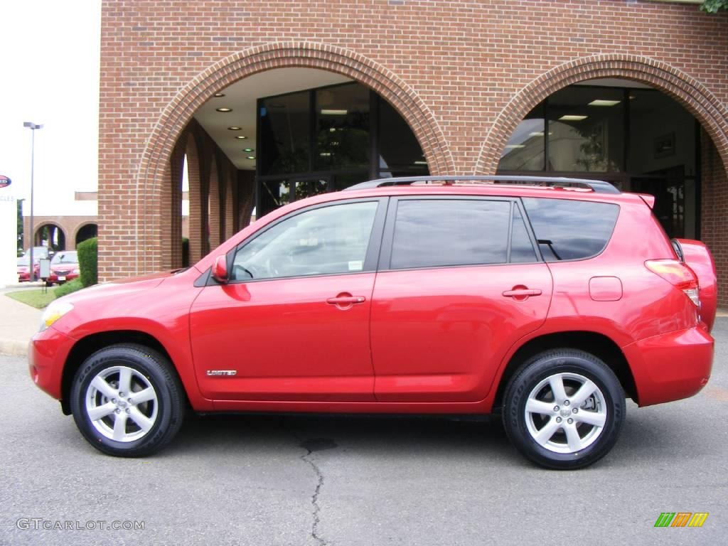 2008 RAV4 Limited 4WD - Barcelona Red Pearl / Ash photo #17