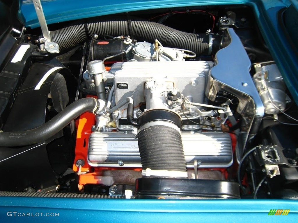 1958 Chevrolet Corvette Convertible Engine Photos