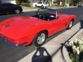 1962 Roman Red Chevrolet Corvette Convertible  photo #6