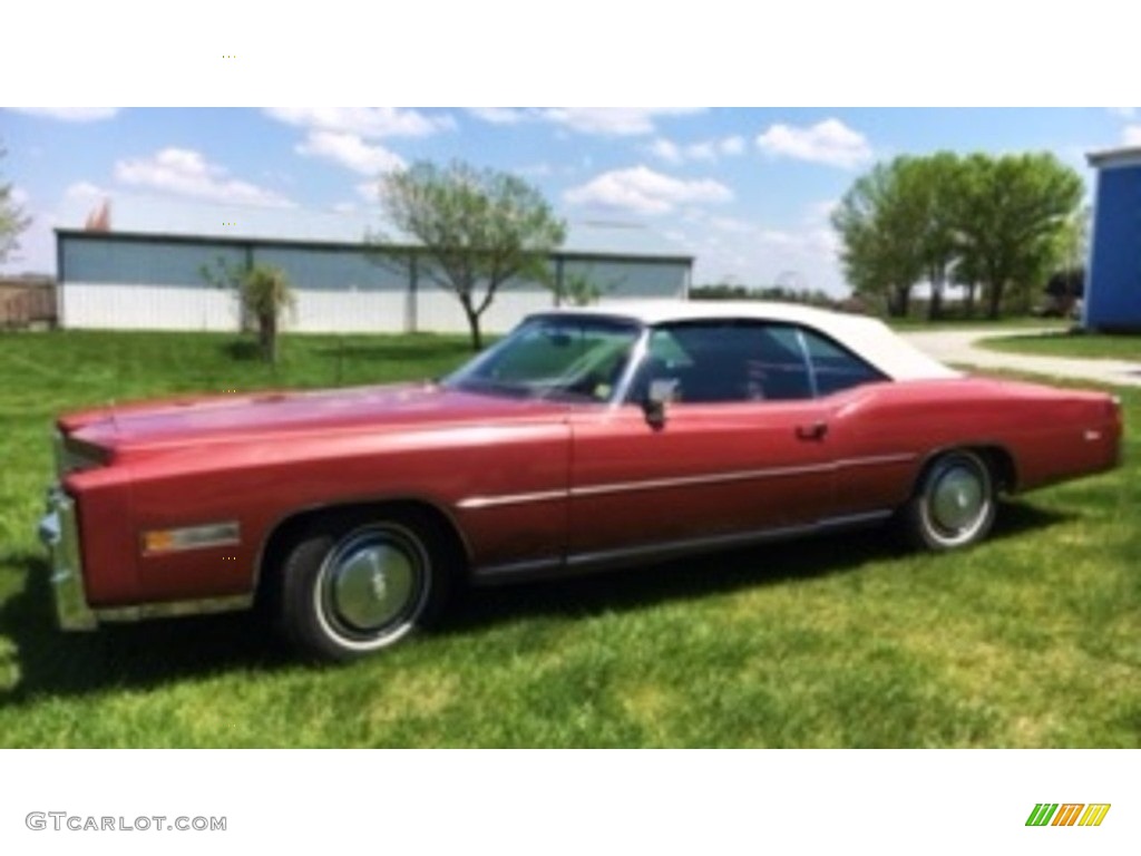 Firethorn Firemist 1975 Cadillac Eldorado Convertible Exterior Photo #138576948
