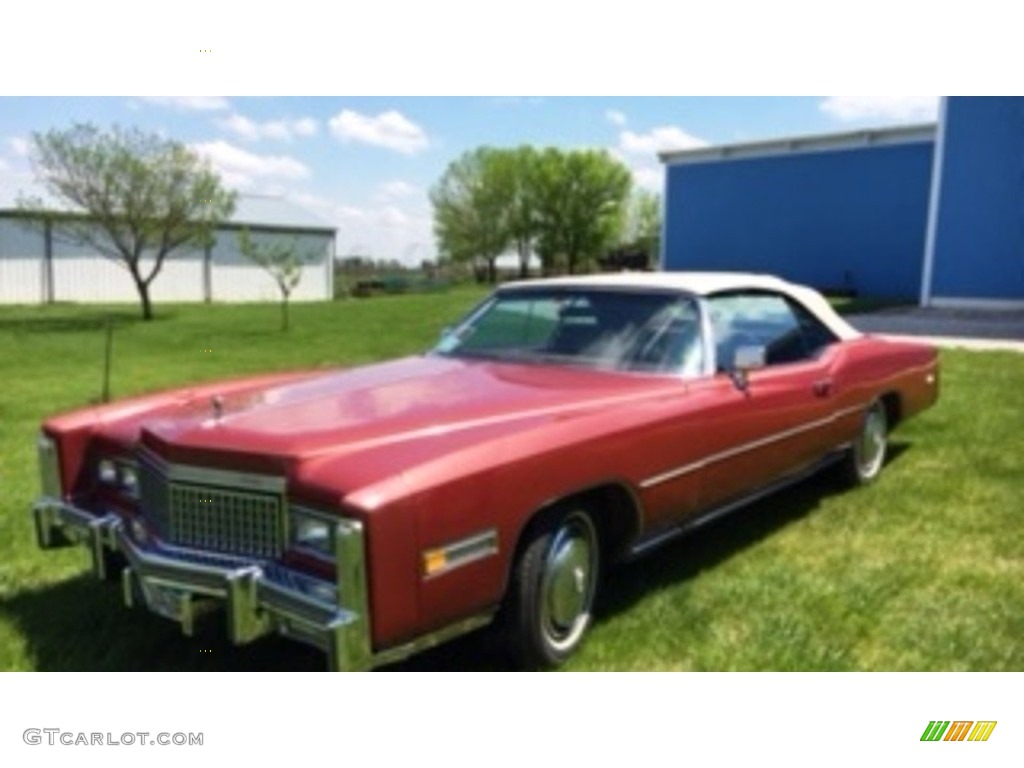 Firethorn Firemist 1975 Cadillac Eldorado Convertible Exterior Photo #138576966