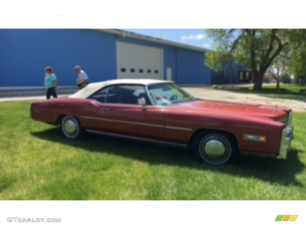 Firethorn Firemist 1975 Cadillac Eldorado Convertible Exterior Photo #138577023
