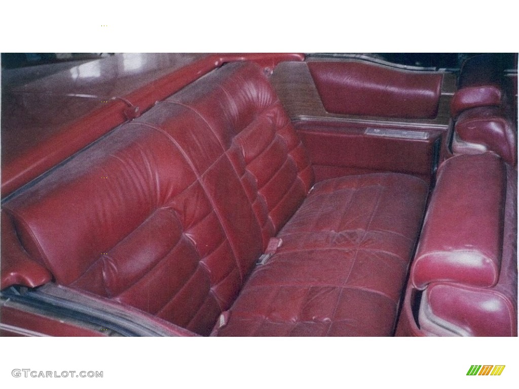 1975 Cadillac Eldorado Convertible Rear Seat Photos