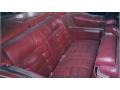 1975 Cadillac Eldorado Medium Red Interior Rear Seat Photo