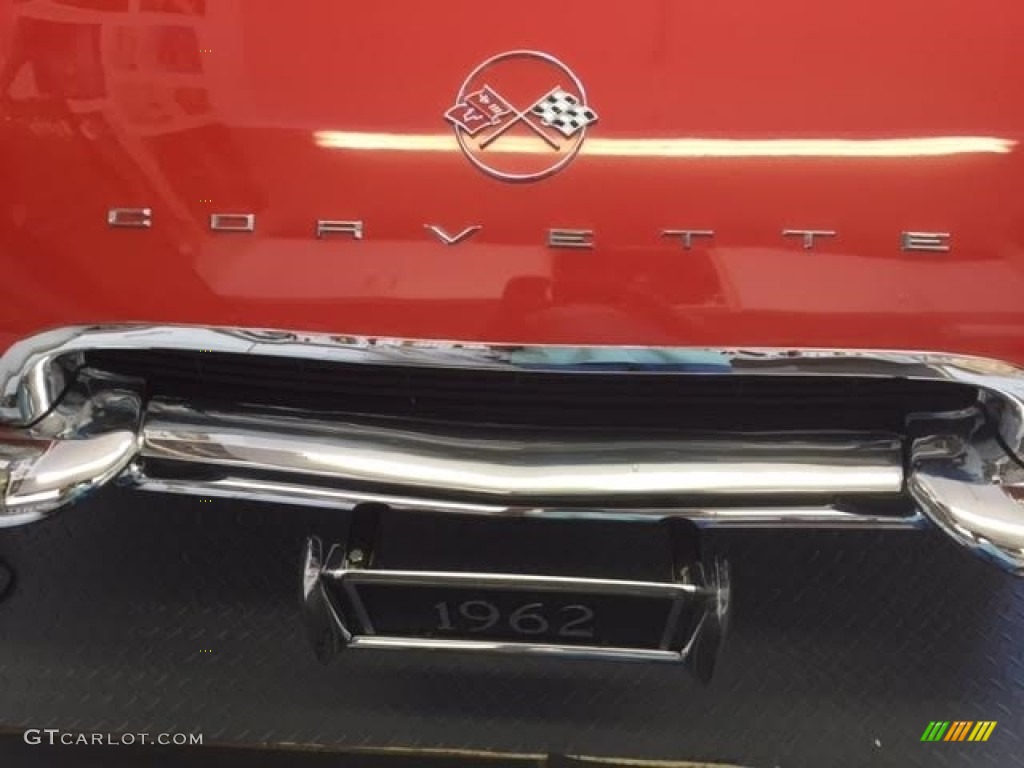 1962 Corvette Convertible - Roman Red / Black photo #20