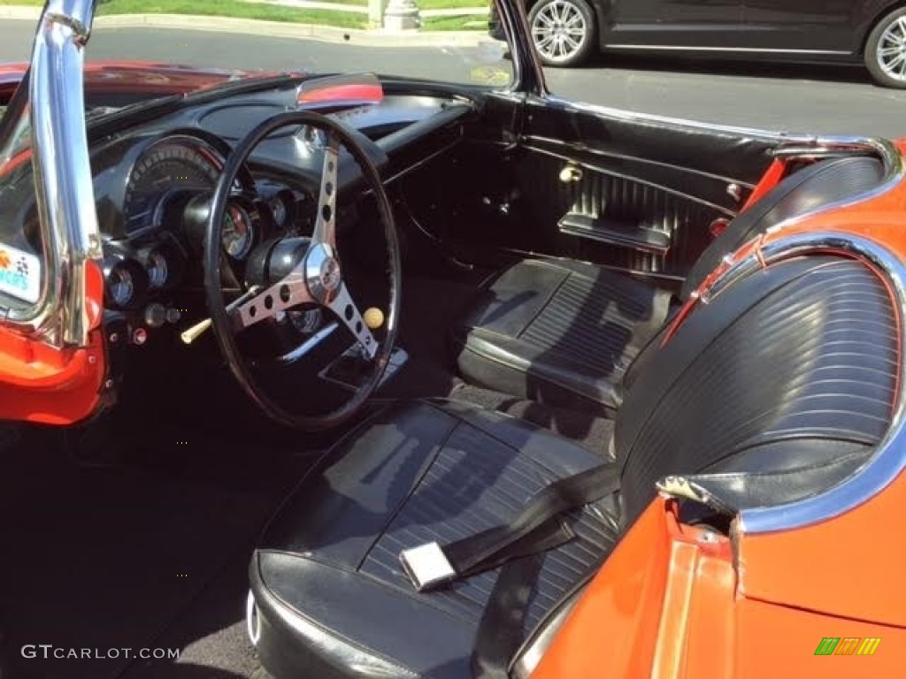 1962 Corvette Convertible - Roman Red / Black photo #24