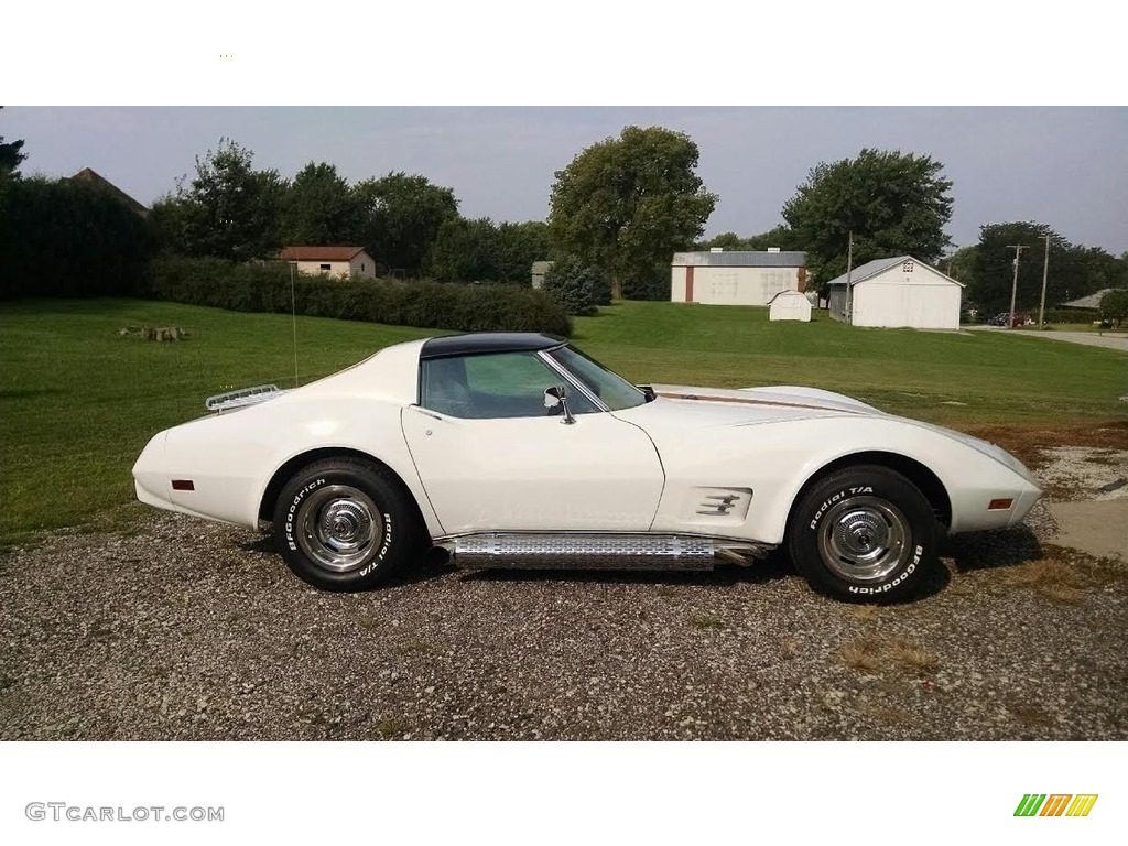 1977 Corvette Coupe - Classic White / Buckskin photo #4