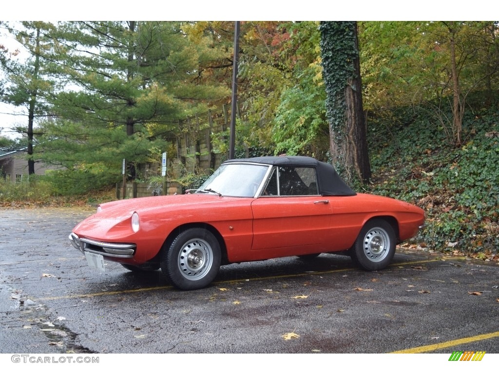 Rosso Farina (Red) 1966 Alfa Romeo Duetto Spider Exterior Photo #138578364