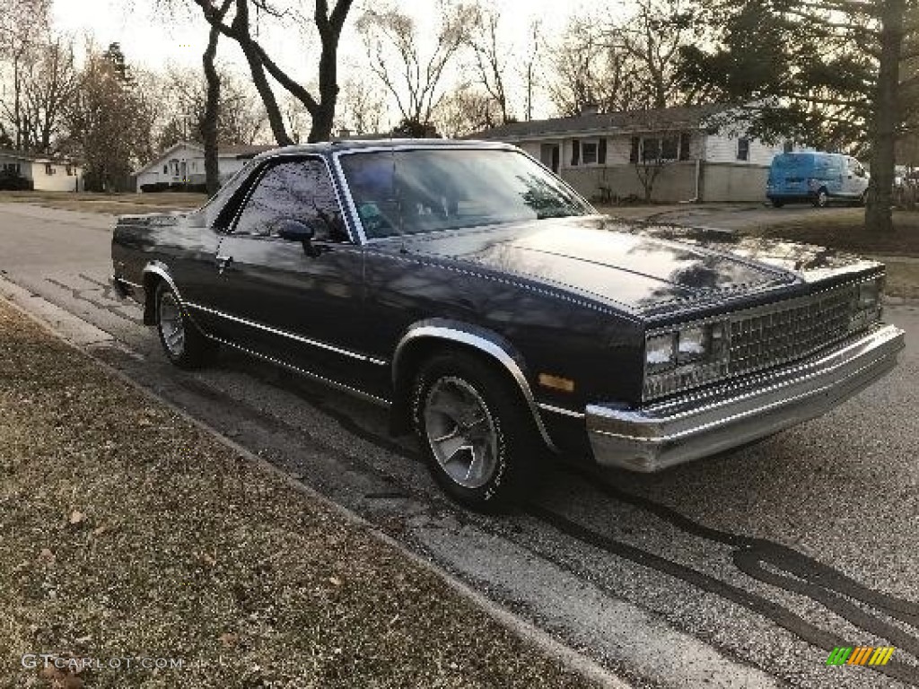 Dark Blue Metallic 1984 Chevrolet El Camino Conquista Exterior Photo #138578871