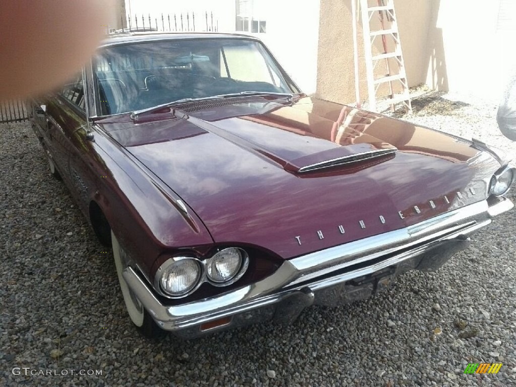 Vintage Burgundy 1964 Ford Thunderbird Coupe Exterior Photo #138579807