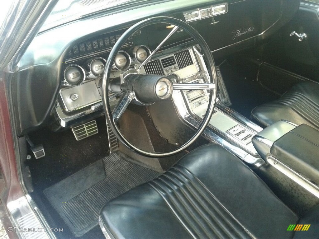 Black Interior 1964 Ford Thunderbird Coupe Photo #138579876