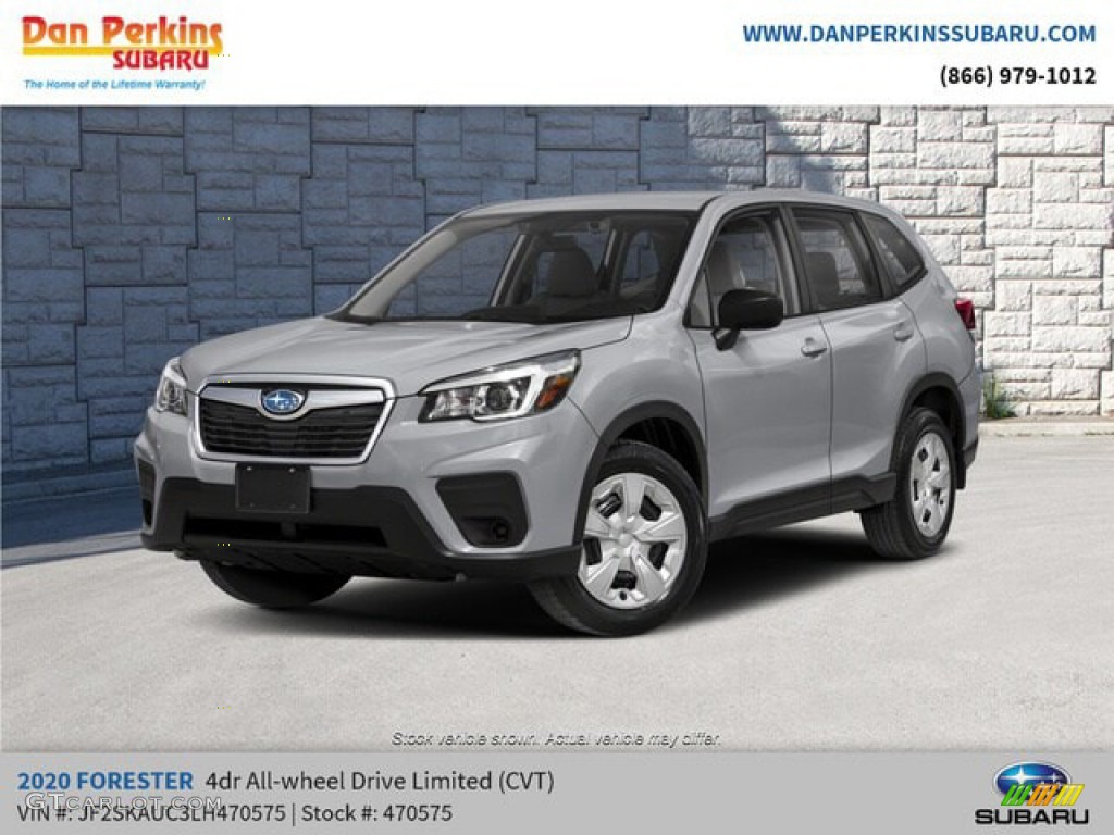 2020 Forester 2.5i Limited - Ice Silver Metallic / Black photo #1