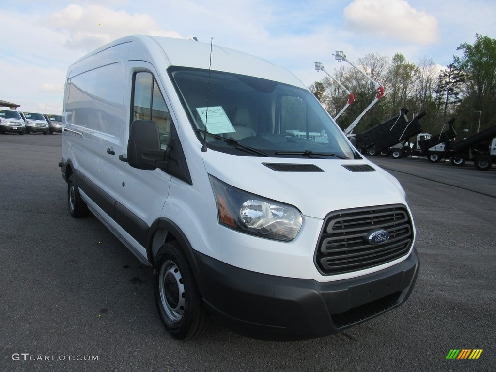 Oxford White 2015 Ford Transit Van 250 MR Long Exterior Photo #138580884