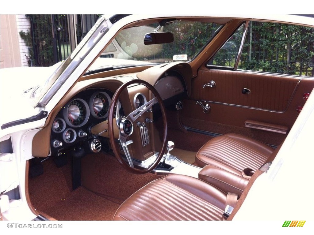 Saddle Interior 1963 Chevrolet Corvette Sting Ray Coupe Photo #138580968
