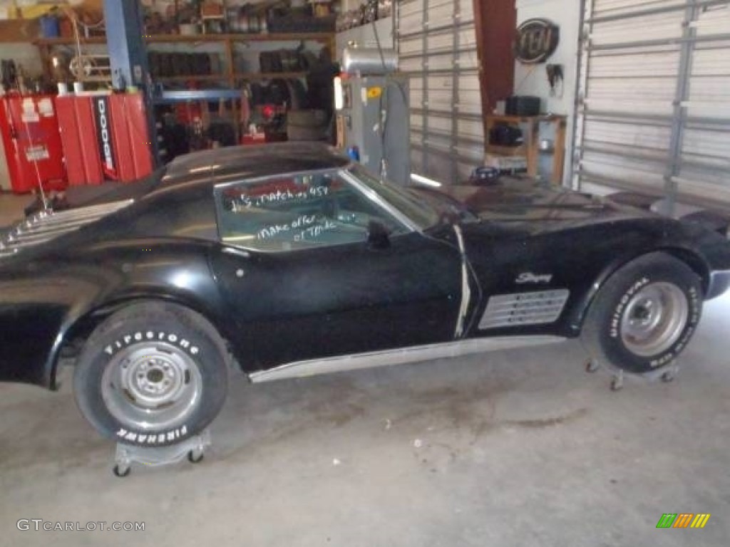 1971 Corvette Stingray Coupe - Black / Black photo #1