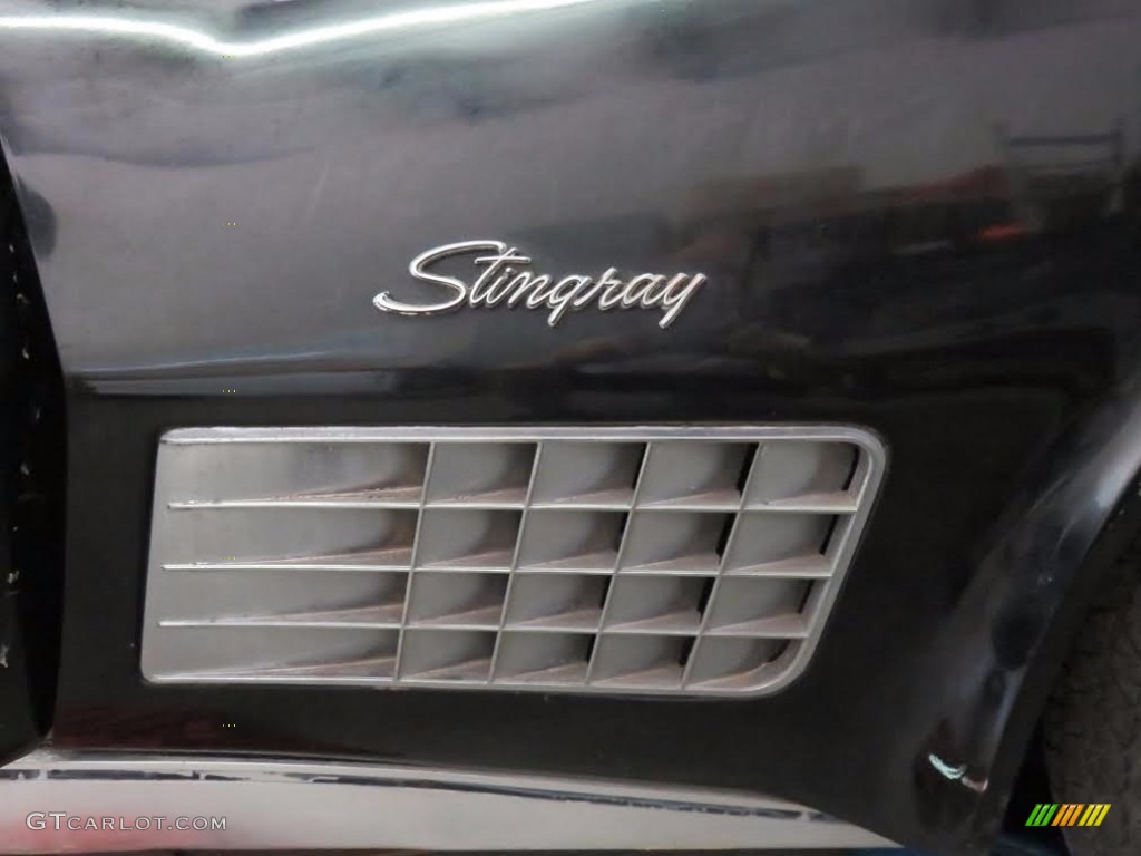 1971 Corvette Stingray Coupe - Black / Black photo #6
