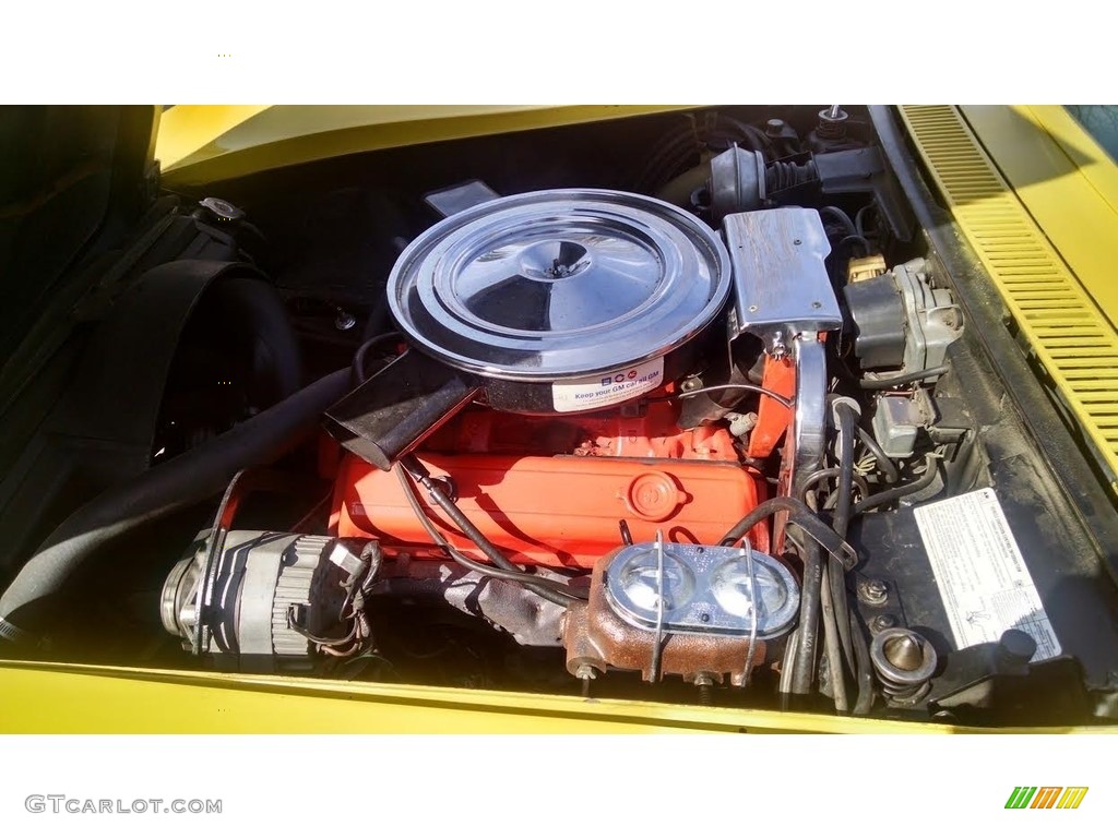 1971 Chevrolet Corvette Stingray Convertible Engine Photos