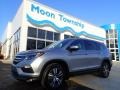 2017 Lunar Silver Metallic Honda Pilot EX-L AWD  photo #1