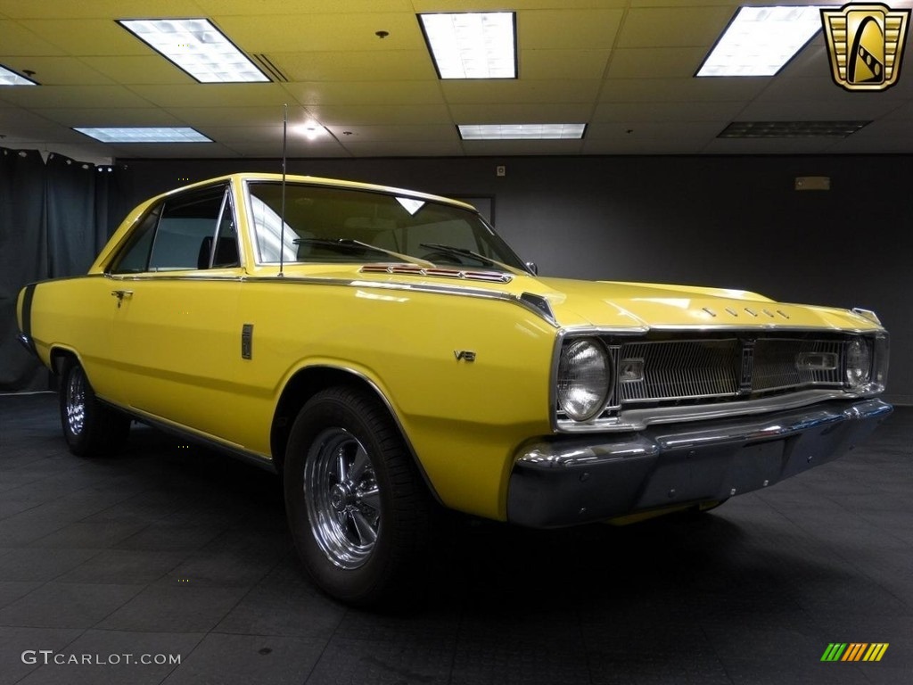 Bright Yellow 1967 Dodge Dart GT 2 Door Hardtop Exterior Photo #138583338