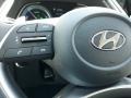 Dark Gray 2020 Hyundai Sonata Blue Hybrid Steering Wheel