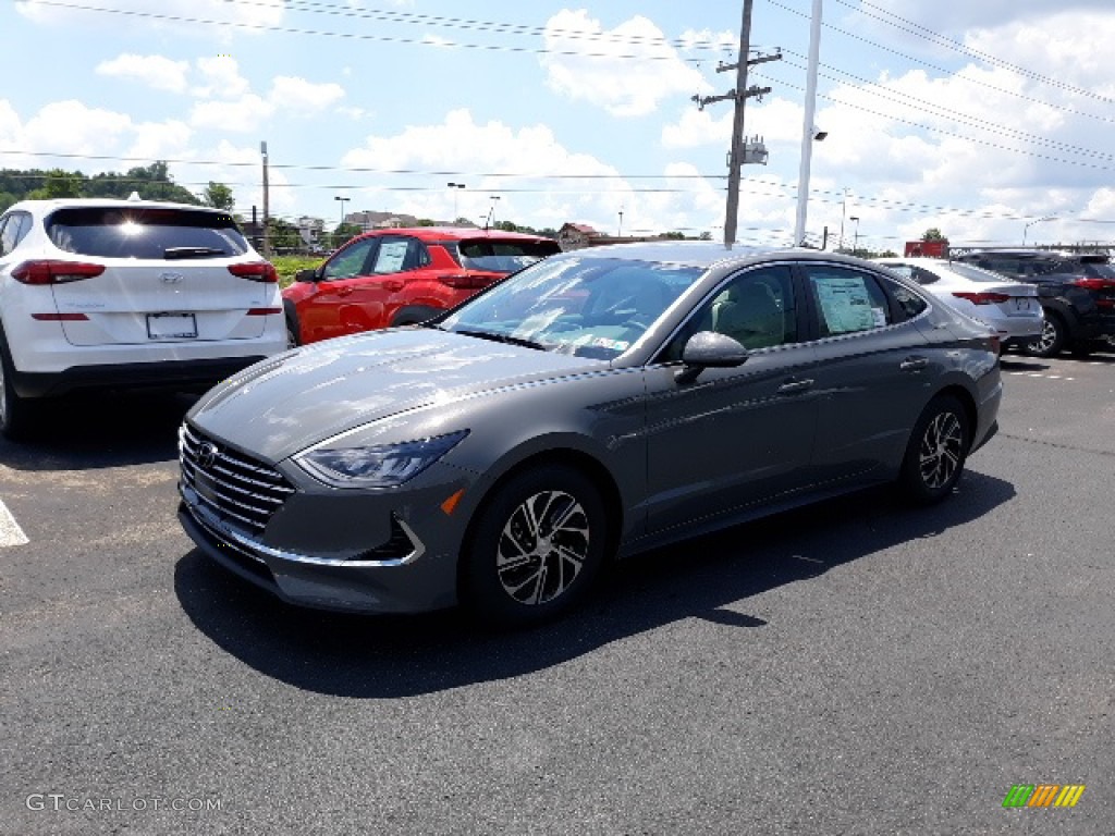 2020 Sonata Blue Hybrid - Hampton Gray / Dark Gray photo #35