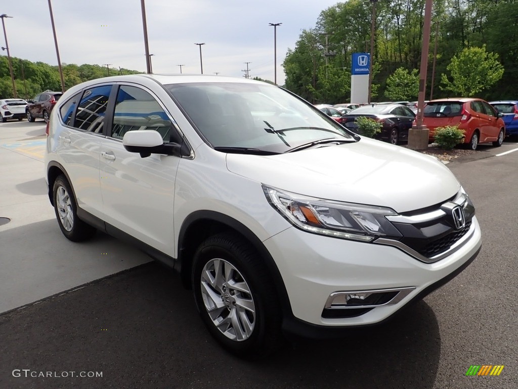 2016 CR-V EX AWD - White Diamond Pearl / Beige photo #8