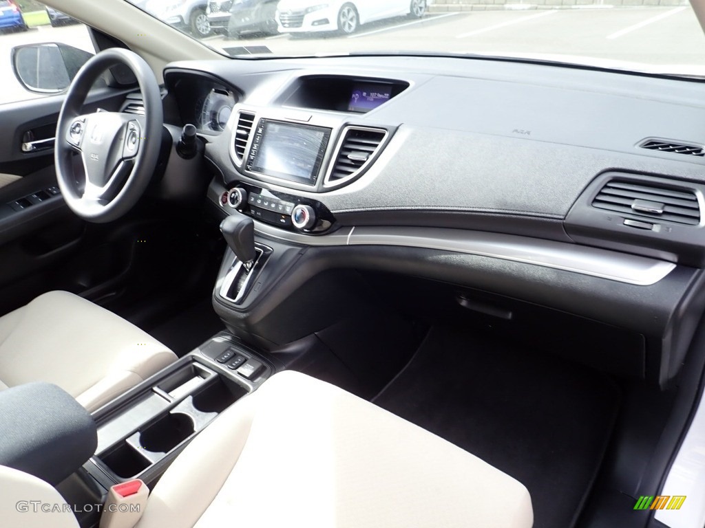 2016 CR-V EX AWD - White Diamond Pearl / Beige photo #12